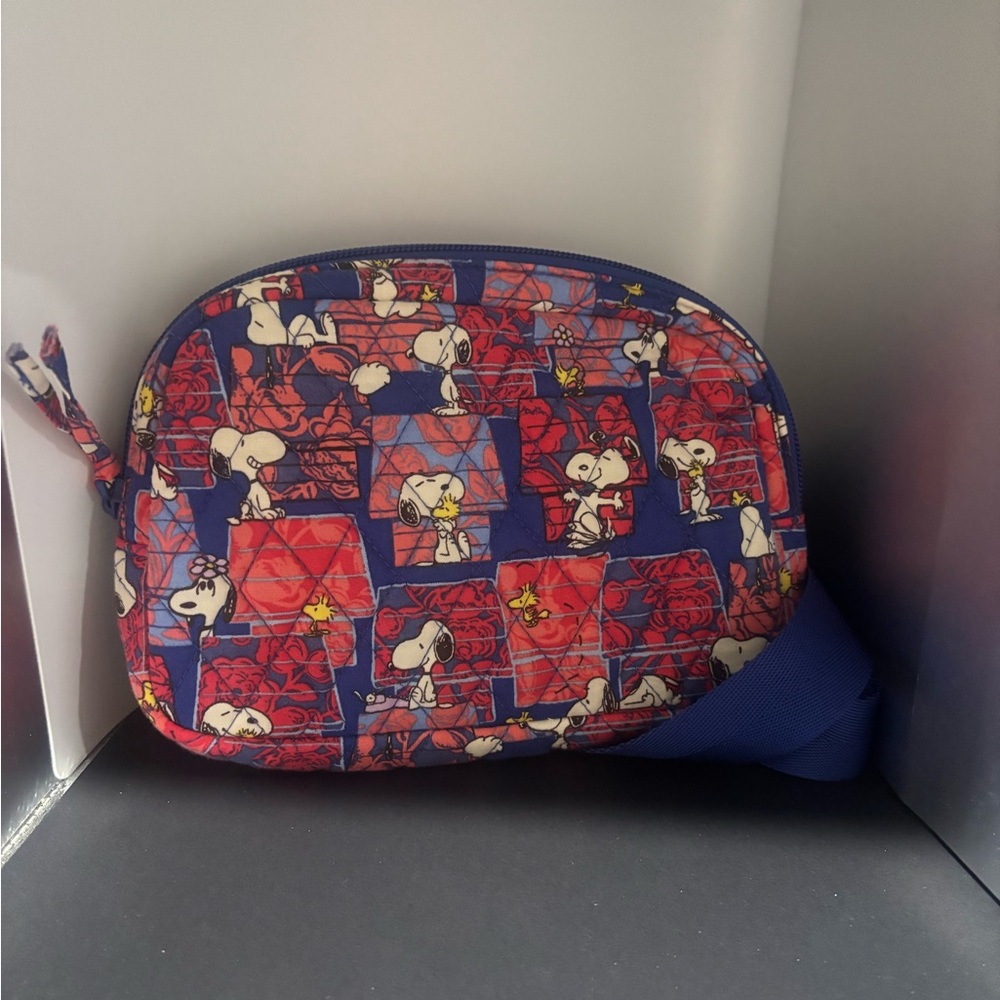 Vera Bradley Snoopy Crossbody Bag - Red and Blue